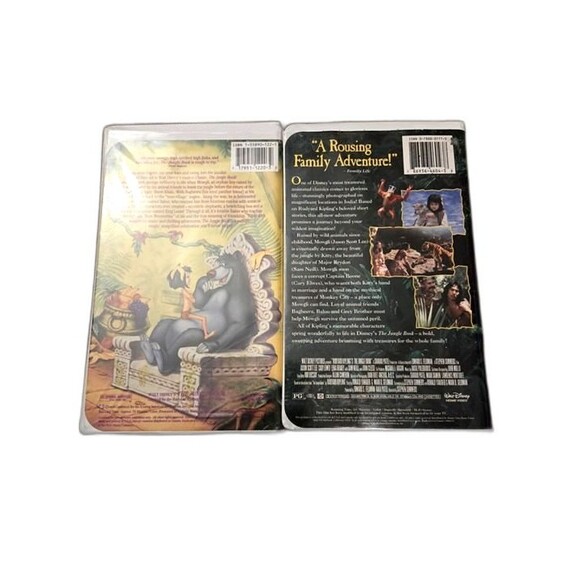 Disney The Jungle Book VHS Bundle – Animated Classic & 1994 Live Action Movie - Picture 2 of 6